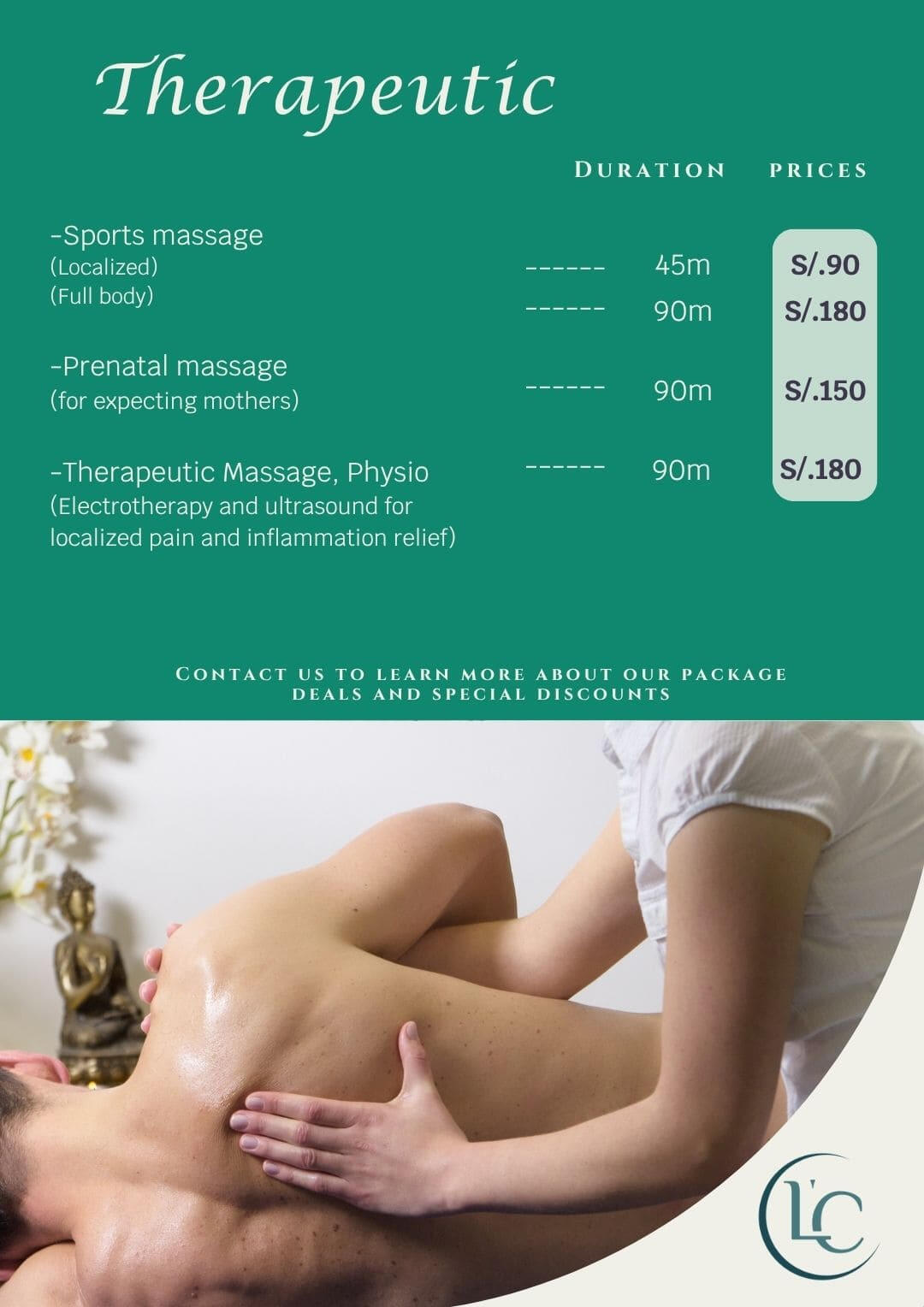 Deep tissue massage