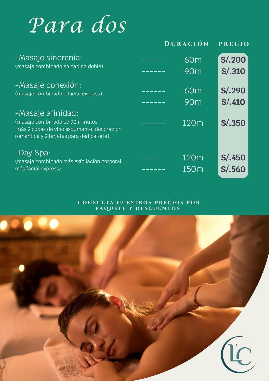 Masajes para Parejas